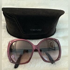 Tom Ford Women's Burgundy Sunglasses